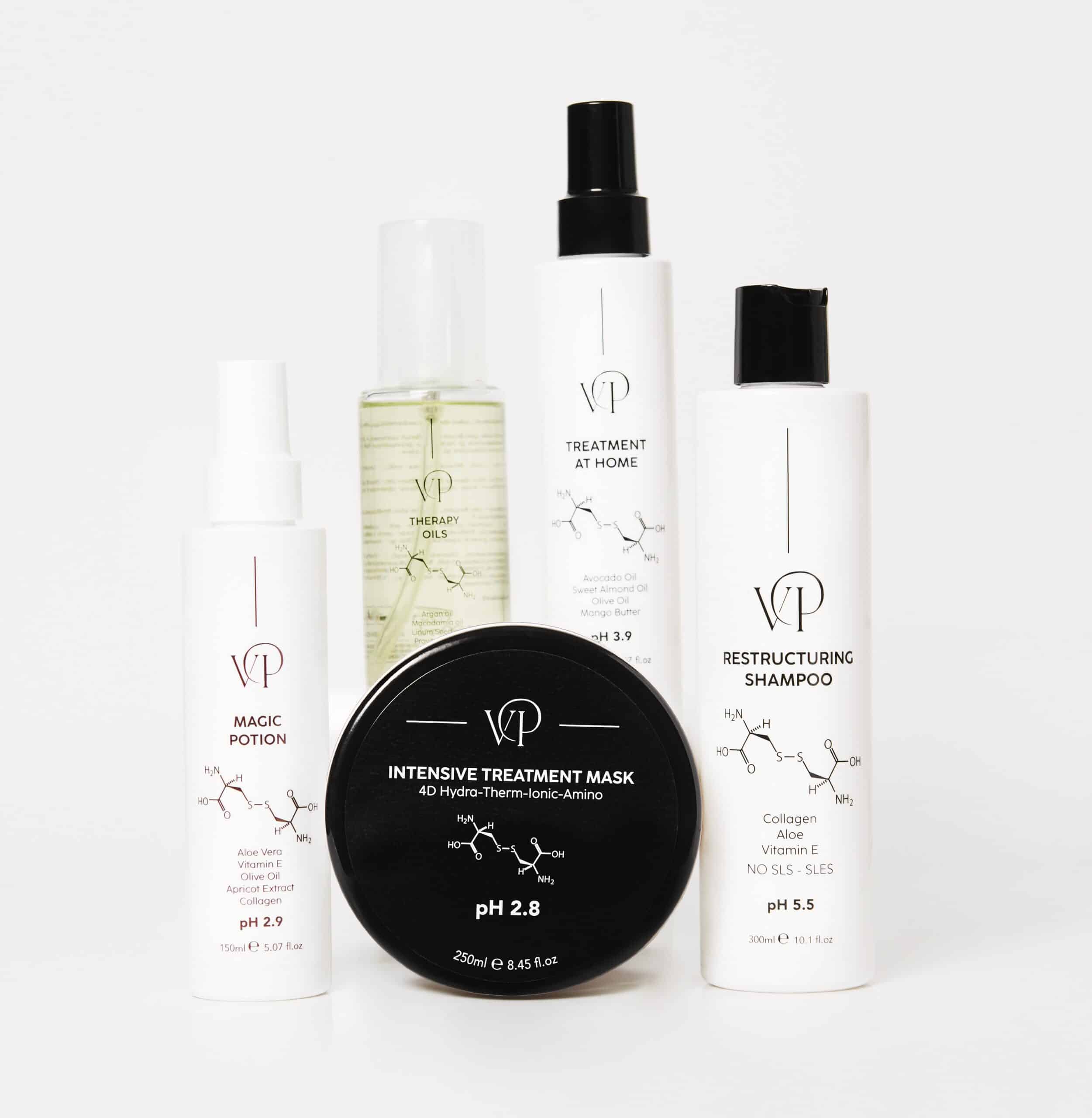 Pack de 5 productos para el cuidado capilar